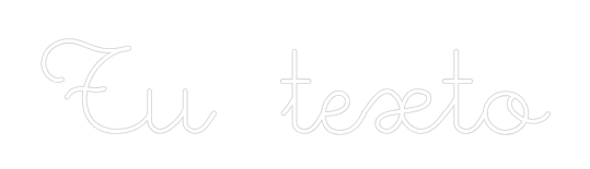Neon personalizado: Tu texto