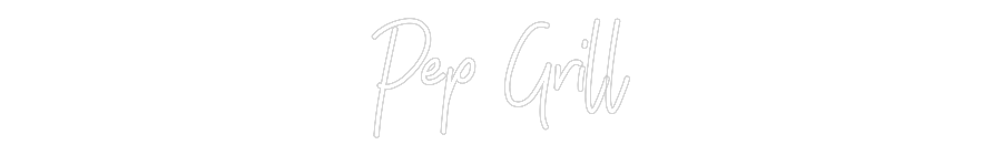 Neon personalizado: Pep Grill