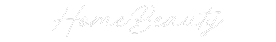 Neon personalizado: HomeBeauty