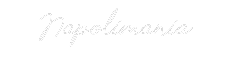 Neon personalizado: Napolimania