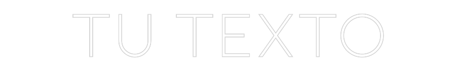 Neon personalizado: Tu texto