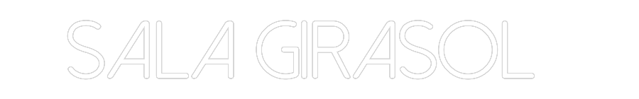 Neon personalizado: Sala Girasol