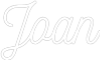 Neon personalizado: Joan