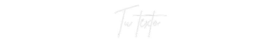 Neon personalizado: Tu texto