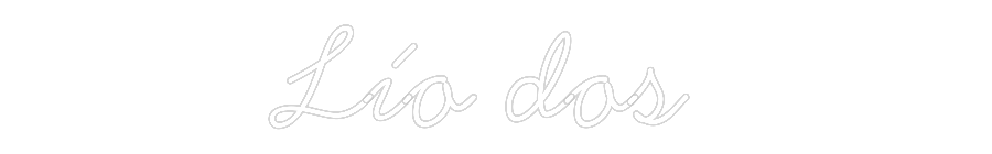 Neon personalizado: Lío dos