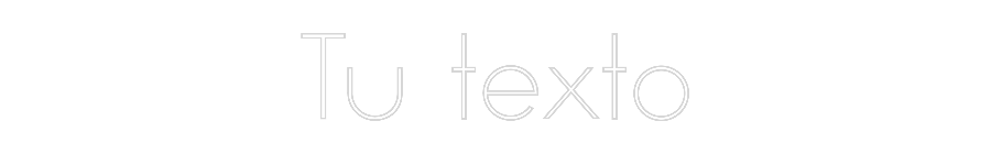 Neon personalizado: Tu texto