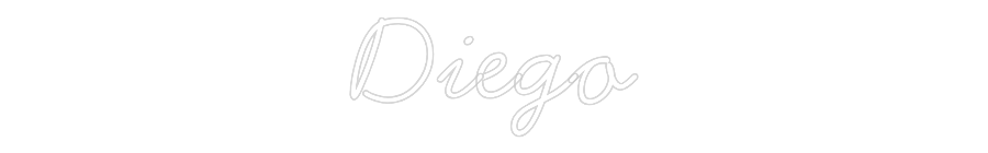 Neon personalizado: Diego