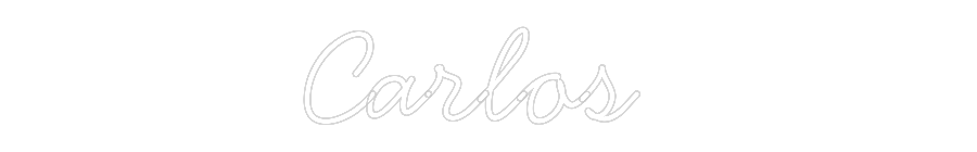 Neon personalizado: Carlos