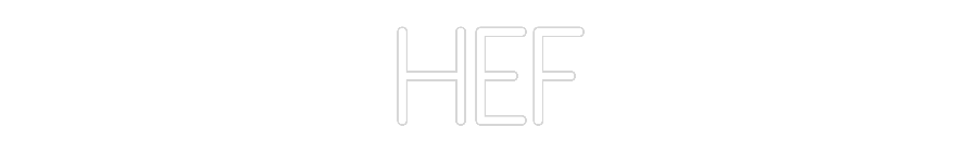 Neon personalizado: HEF