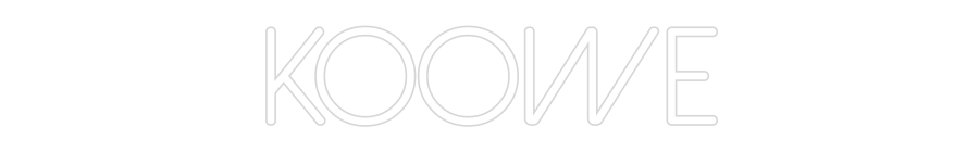 Neon personalizado: KOOWE