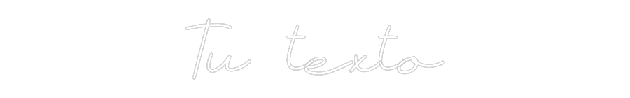 Neon personalizado: Tu texto