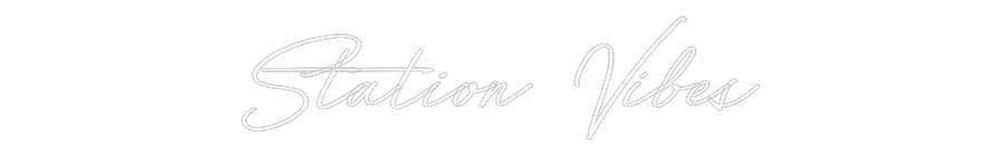 Neon personalizado: Station Vibes