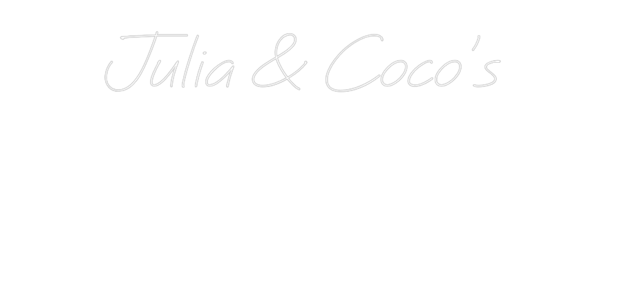 Neon personalizado: Julia & Coco'...