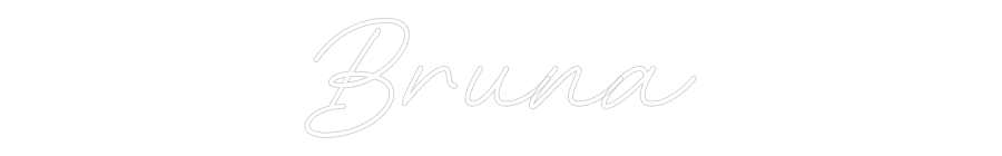Neon personalizado: Bruna