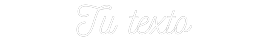 Neon personalizado: Tu texto