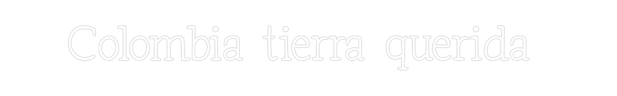 Neon personalizado: Colombia tier...