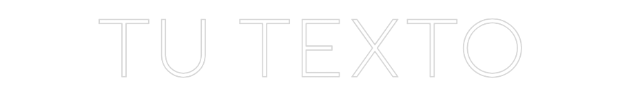 Neon personalizado: Tu texto