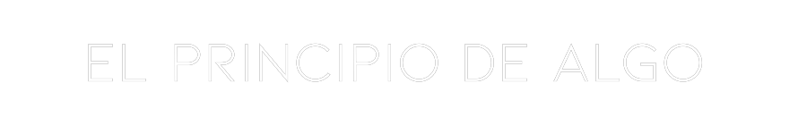 Neon personalizado: EL PRINCIPIO ...