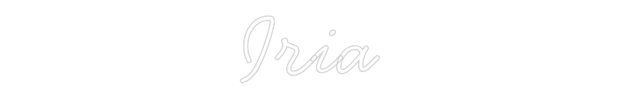 Neon personalizado: Iria