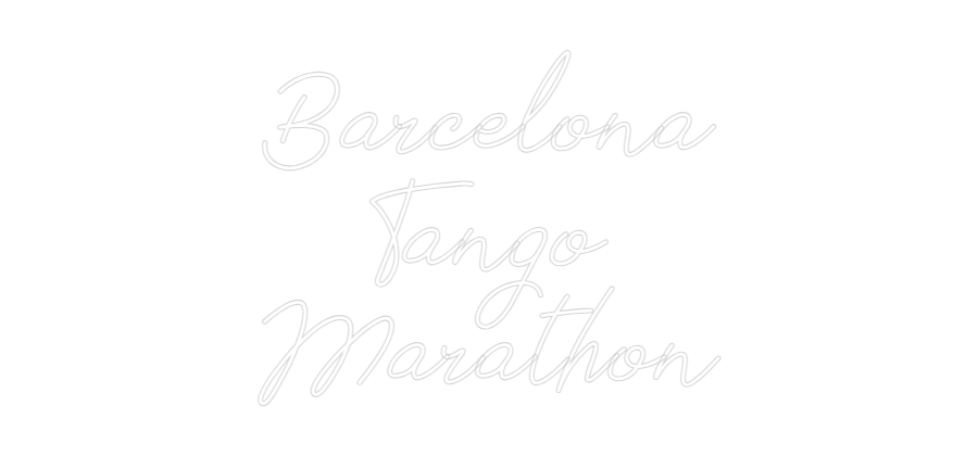 Neon personalizado: Barcelona
Ta...
