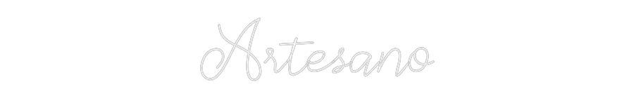 Neon personalizado: Artesano