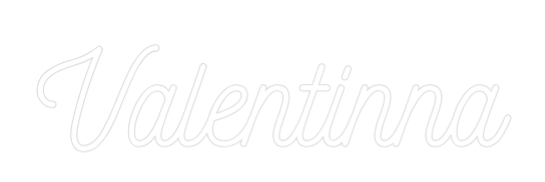 Neon personalizado: Valentinna