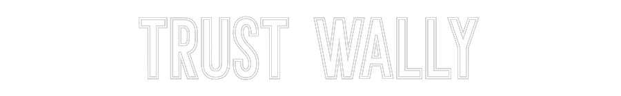 Neon personalizado: TRUST WALLY