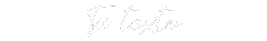 Neon personalizado: Tu texto