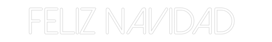 Neon personalizado: FELIZ NAVIDAD