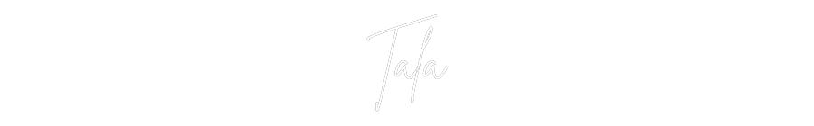 Neon personalizado: Tala