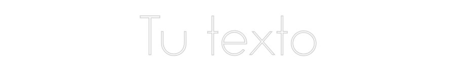 Neon personalizado: Tu texto