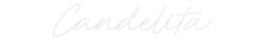 Neon personalizado: Candelita