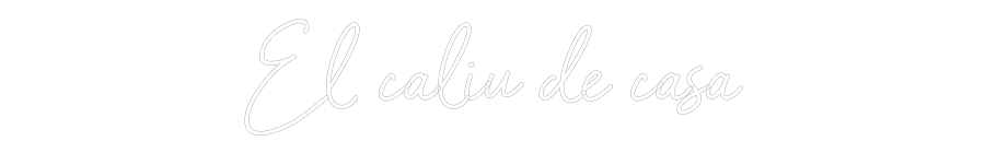 Neon personalizado: El caliu de c...