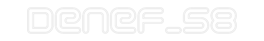Neon personalizado: Denef_58