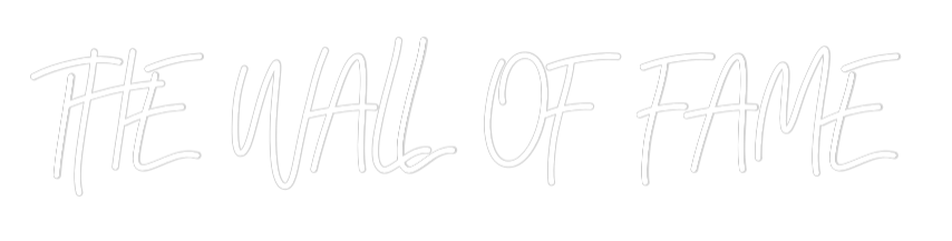 Neon personalizado: THE WALL OF F...