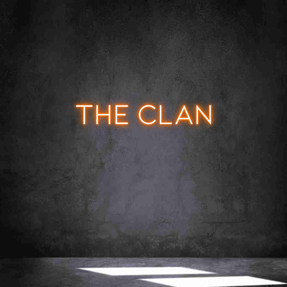Neon personalizado: THE CLAN