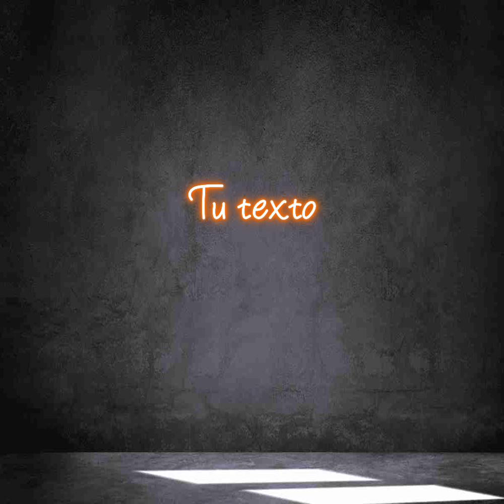Neon personalizado: Tu texto
