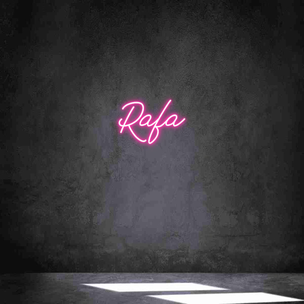 Neon personalizado: Rafa