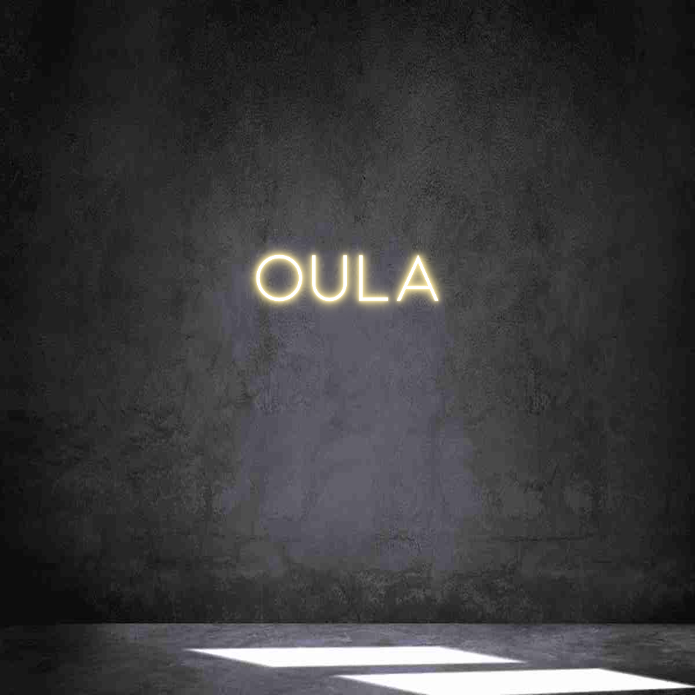 Neon personalizado: OULA