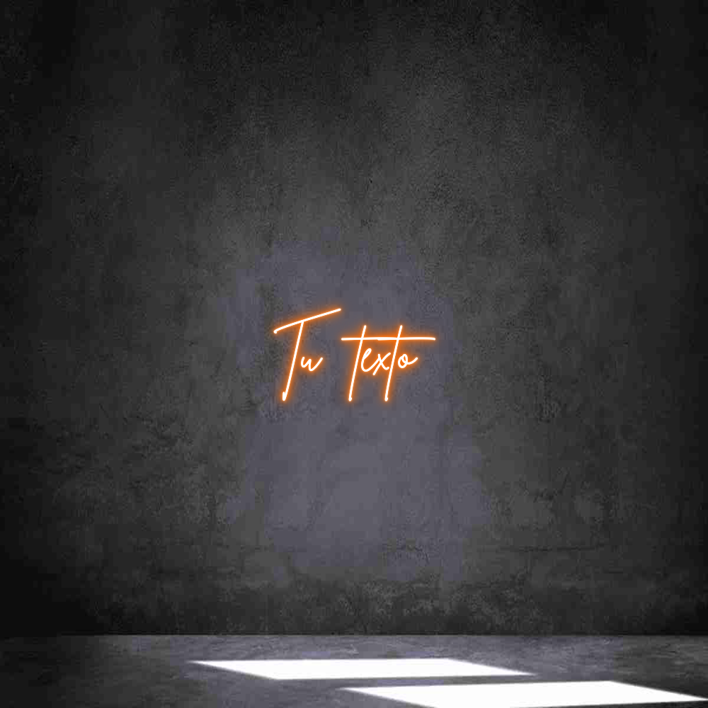 Neon personalizado: Tu texto