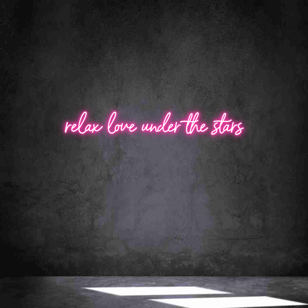 Neon personalizado: relax love un...