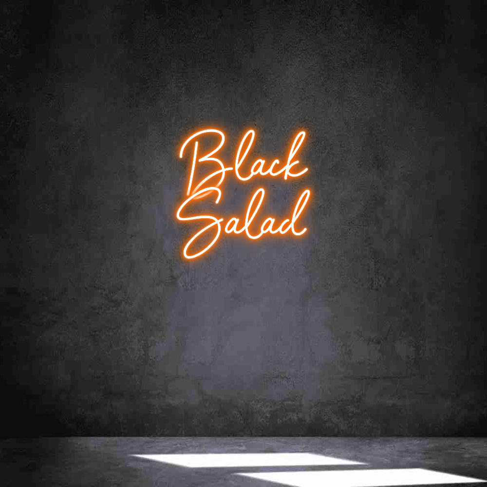 Neon personalizado: Black
Salad