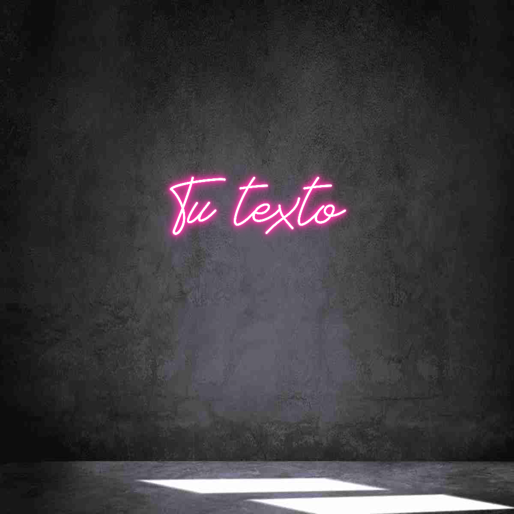 Neon personalizado: Tu texto