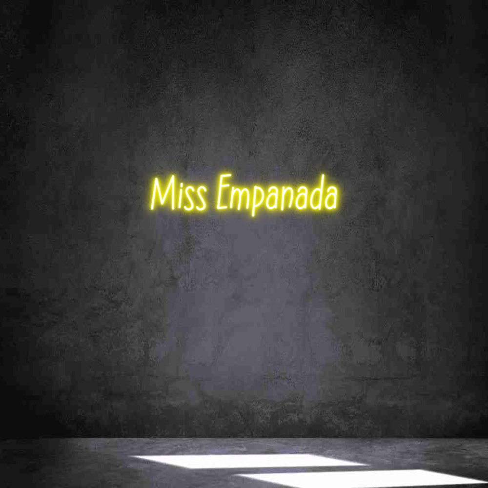 Neon personalizado: Miss Empanada