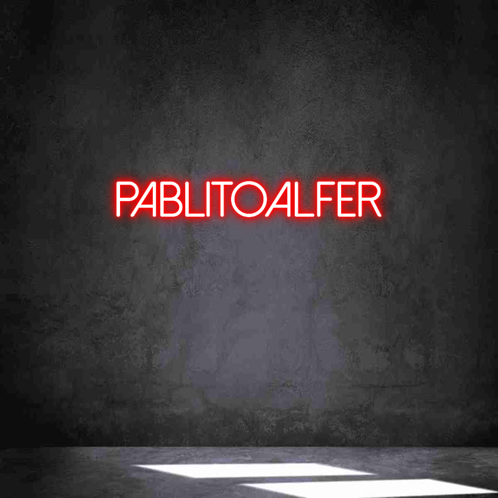Neon personalizado: pablitoalfer