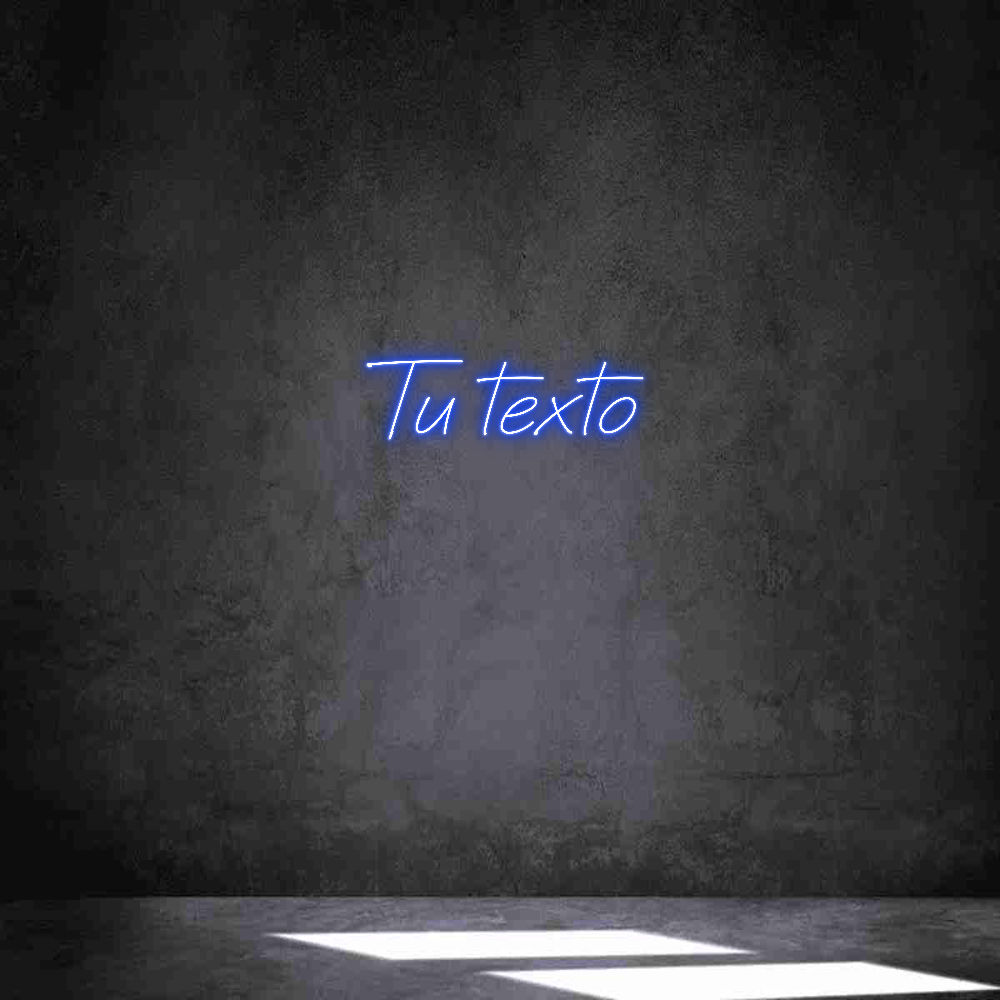 Neon personalizado: Tu texto