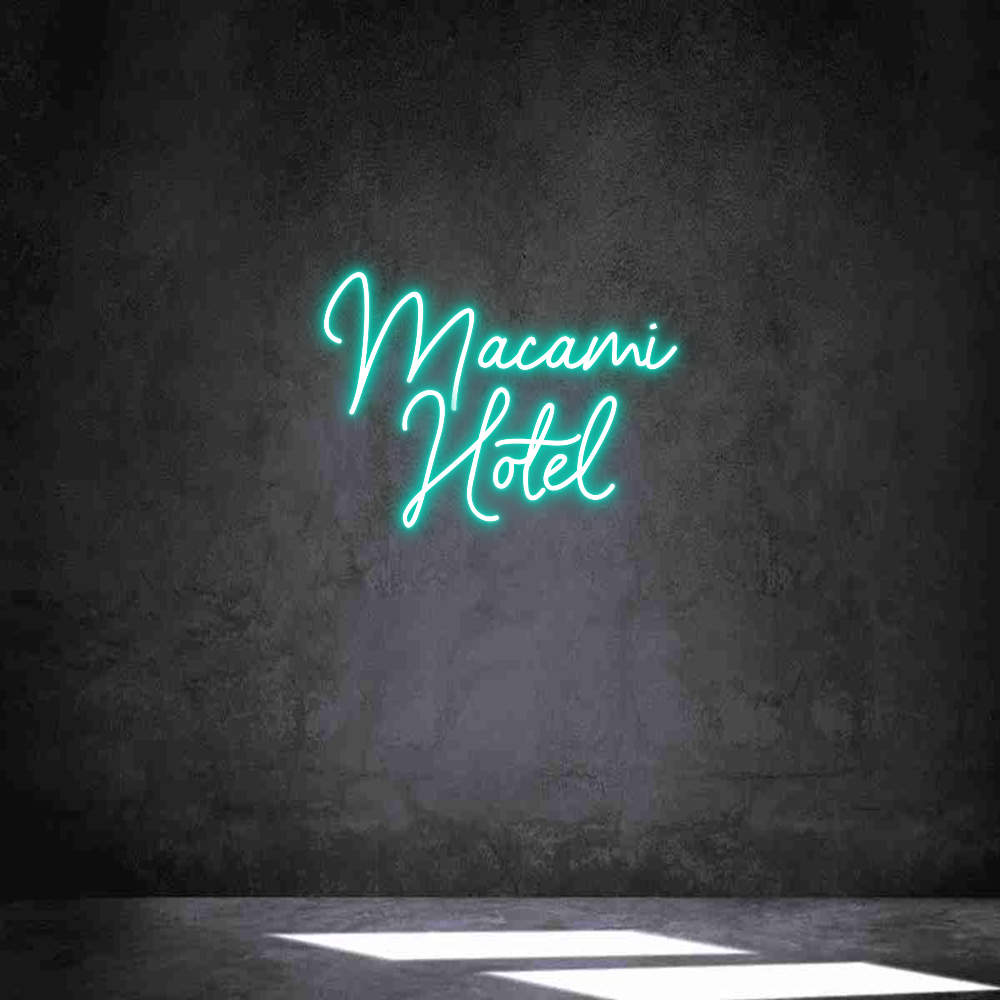 Neon personalizado: Macami
Hotel
