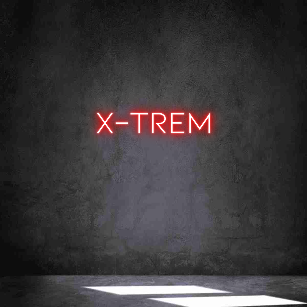 Neon personalizado: X-TREM