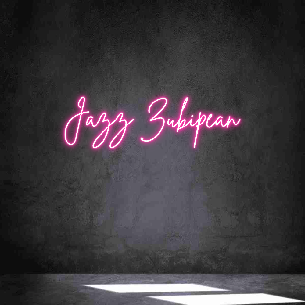 Neon personalizado: Jazz Zubipean