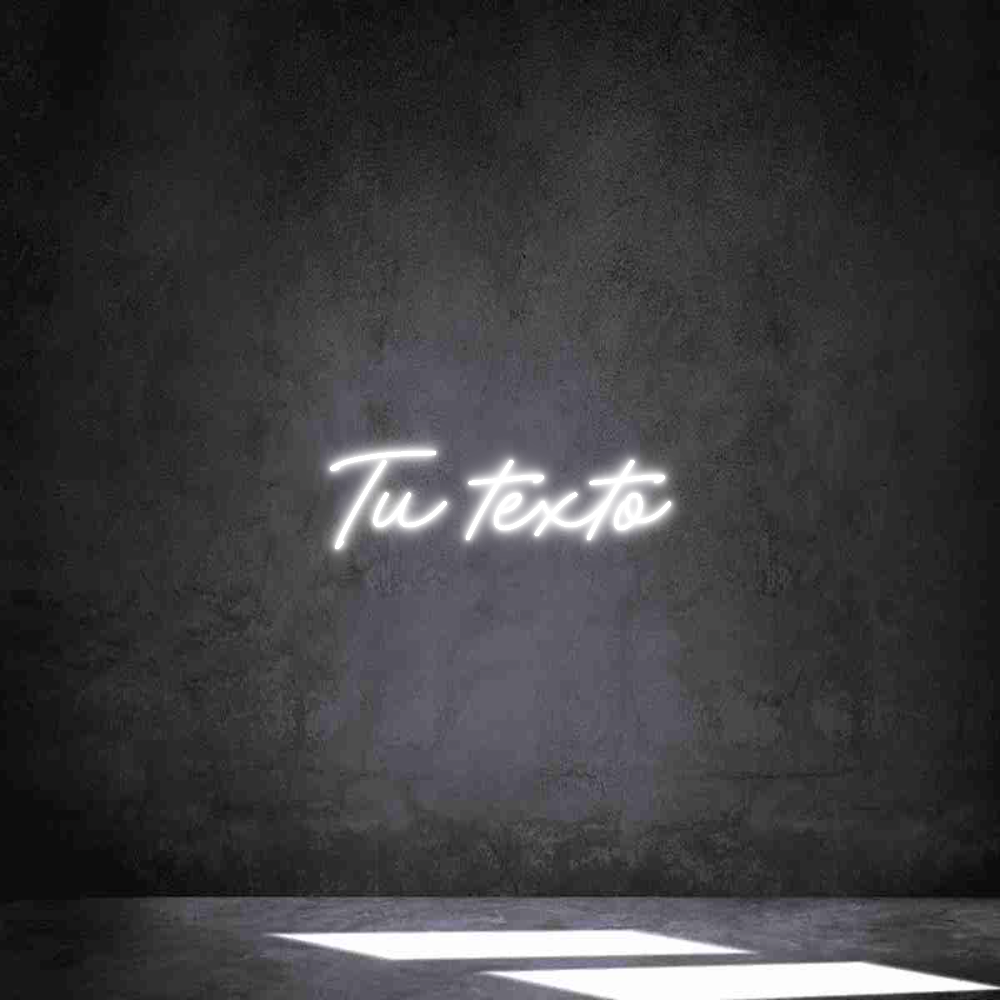 Neon personalizado: Tu texto